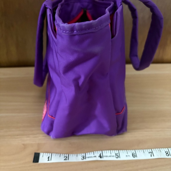 SOLD Yoshida PORTER Girl Purple Small Tote Bag Japan Bright Pink Interior - Picture 7 of 15